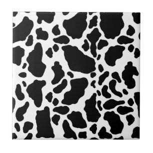 Carreau En Céramique Copie repérée de vache, motif de vache, fourrure