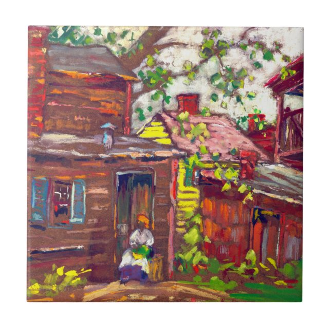 Carreau En Céramique Corvée 1910 de soirée (Devant)