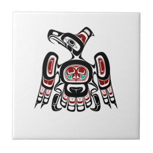 Carreau En Céramique Côte Pacifique Nord-Ouest Kaigani Thunderbird