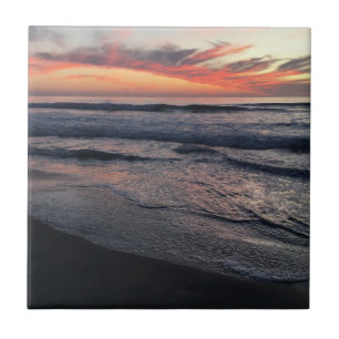 Carreau En Céramique Coucher de soleil de San Diego