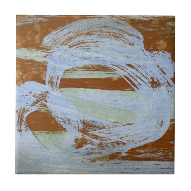 Carreau En Céramique Coucher de soleil du port (Devant)