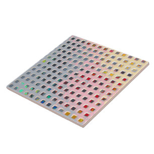 Carreau En Céramique Couleur dans la grille