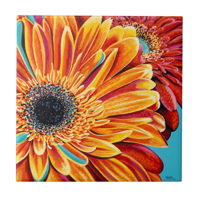 Carreau En Céramique Couleurs éclatées II (Devant)