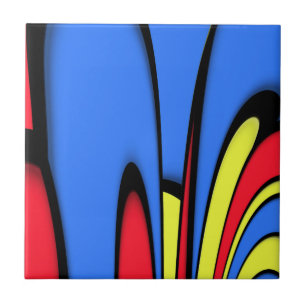 Carreau En Céramique Couleurs Festives