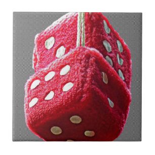 Carreau En Céramique Couteau rouge flou