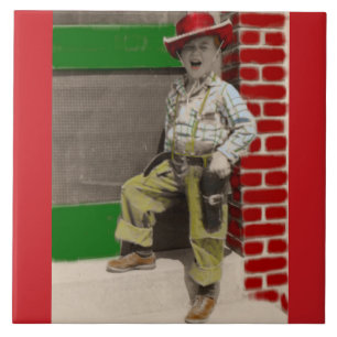 Carreau En Céramique cowboy urbain