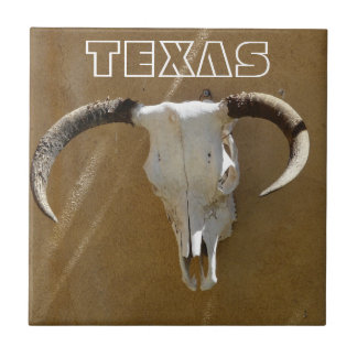 Carreau En Céramique Crânes de vache à Texas-Longhorn