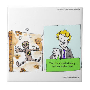 Carreau En Céramique Crash Texte idiot drôle