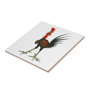Carreau En Céramique Crazy rooster