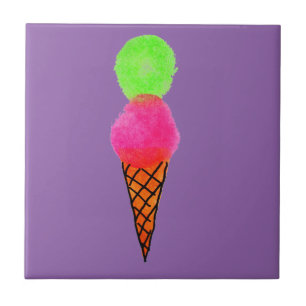 Carreau En Céramique Crème glacée pop art