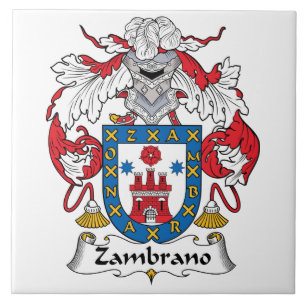 Carreau En Céramique Crête de famille de Zambrano