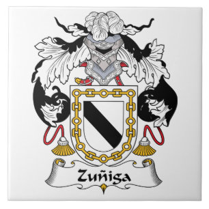 Carreau En Céramique Crête de famille de Zuniga