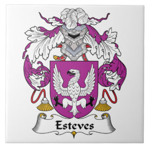 Carreau En Céramique Crête de famille d'Esteves