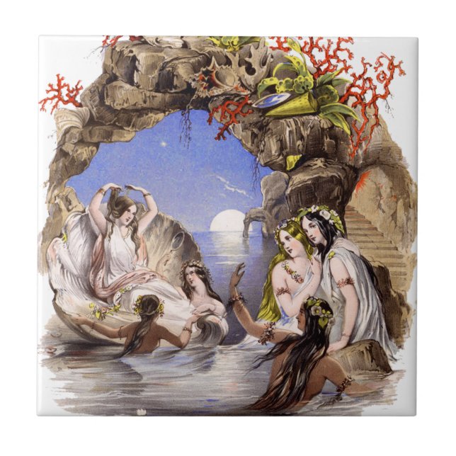 Carreau En Céramique Crique de sirène (Devant)