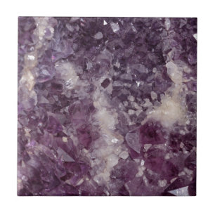 Carreau En Céramique Cristal de quartz mauve-foncé