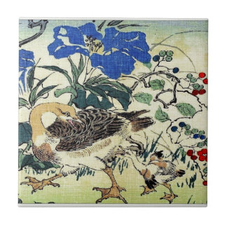 Carreau En Céramique Cru japonais d'Ukiyo-E d'art de bois de graveur