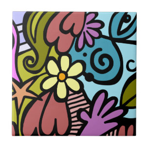 Carreau En Céramique Cubisme Abstrait moderne