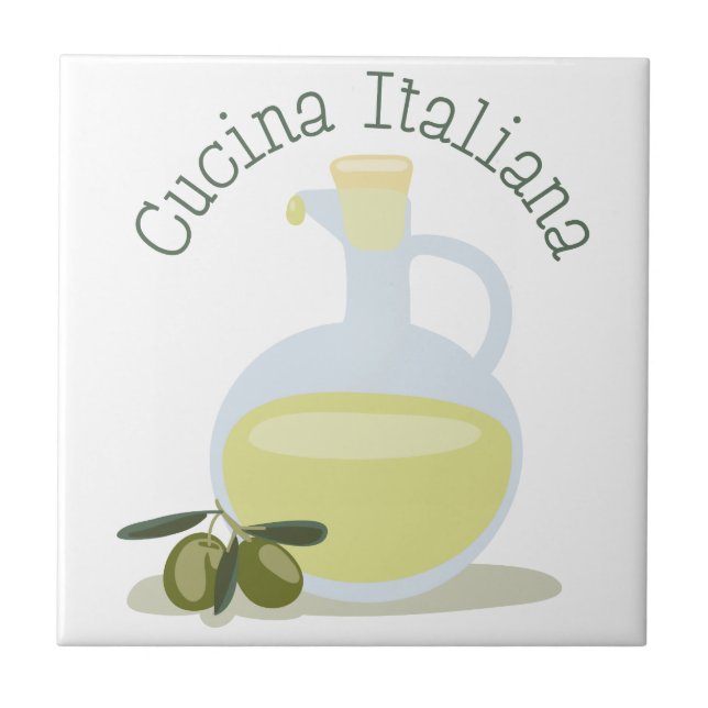 Carreau En Céramique Cucina Italiana (Devant)