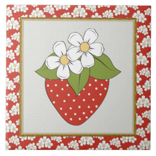 Carreau En Céramique Cuisine Fruit Aux Fraises Ou Carrelage Retraite