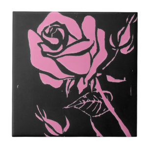 Carreau En Céramique Cuisine "Rose rose" Jardin Carrelage céramique