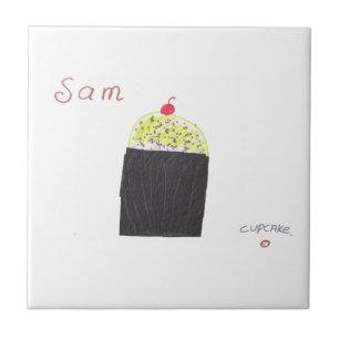 CARREAU EN CÉRAMIQUE CUPCAKE