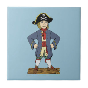 Carreau En Céramique Cute Pirate Lad