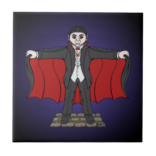Carreau En Céramique Cute Vampire/Dracula