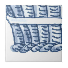 Carreau En Céramique D3 - Tuile murale de panier de Delft - D3