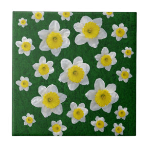 Carreau En Céramique Daffodiques de printemps