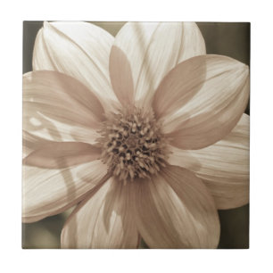 Carreau En Céramique Dahlia ensoleillé