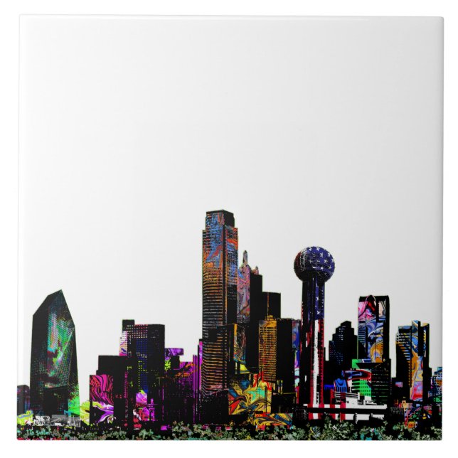 Carreau En Céramique Dallas, Texas (Devant)