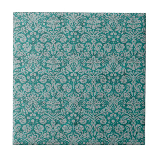 Carreau En Céramique Damas Turquoises foncées