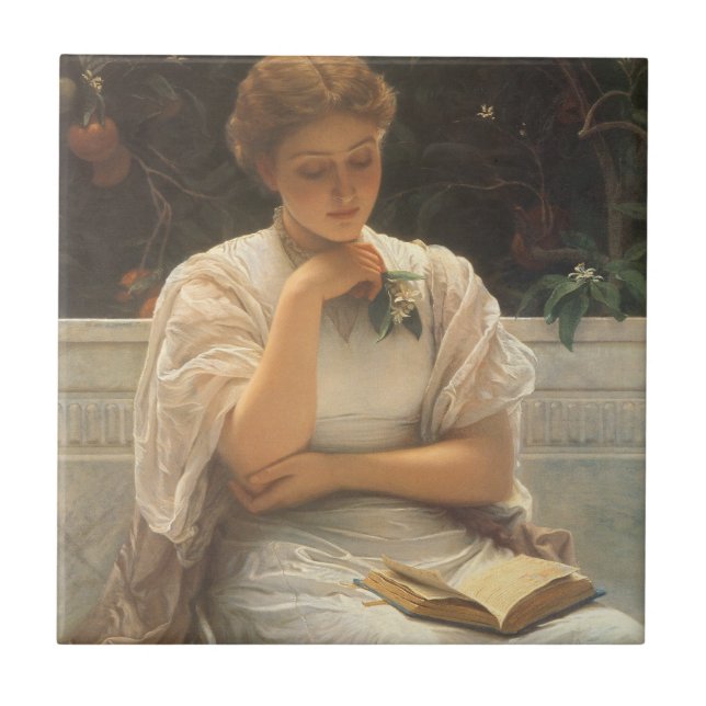 Carreau En Céramique Dans l'orangerie de Charles Edward Perugini (Devant)
