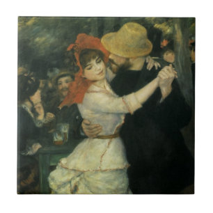 Carreau En Céramique Danse à Bougival par Pierre Renoir, Art ancien