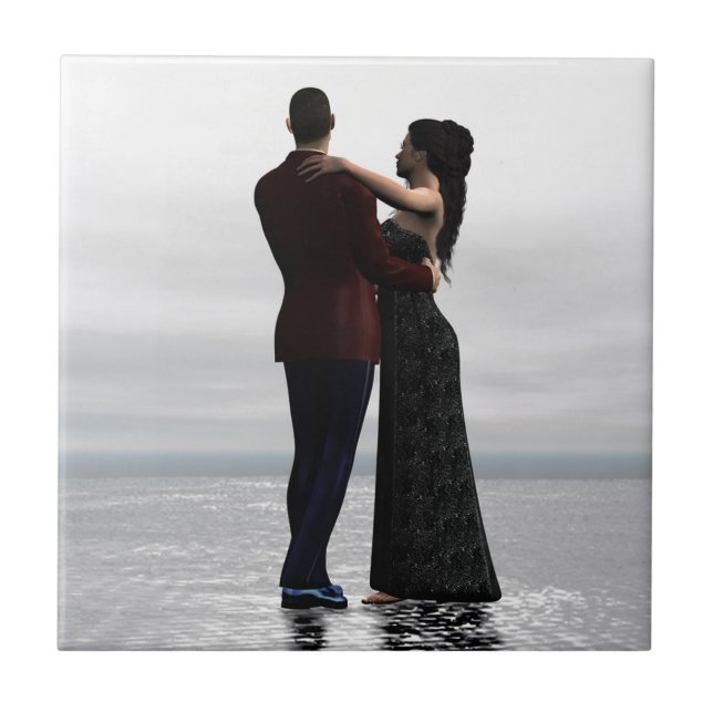 Carreau En Céramique Danse avec moi (Devant)