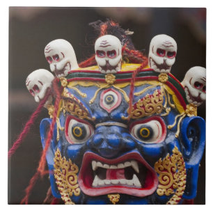 Carreau En Céramique Danses de masques au Festival Tshechu 2