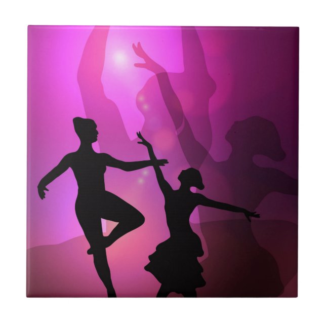 Carreau En Céramique Danseurs de ballet (Devant)