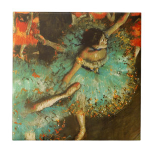 Carreau En Céramique Danseuse de ballet Danseuse verte Danseuse Degas P