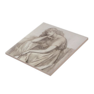 Carreau En Céramique Dante Gabriel Rossetti : Desdemona