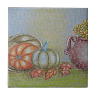 Carreau En Céramique De Thankgiving toujours la vie