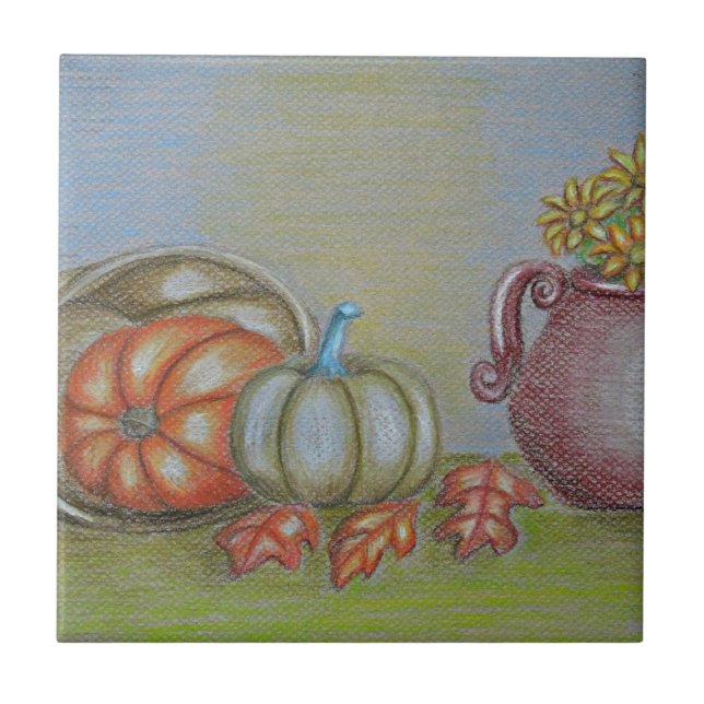 Carreau En Céramique De Thankgiving toujours la vie (Devant)