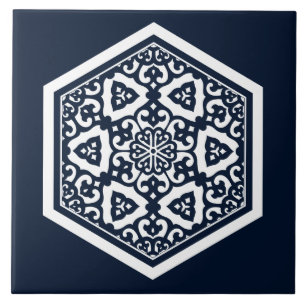 Carreau En Céramique Décor ottoman Turc Bleu Verrerie
