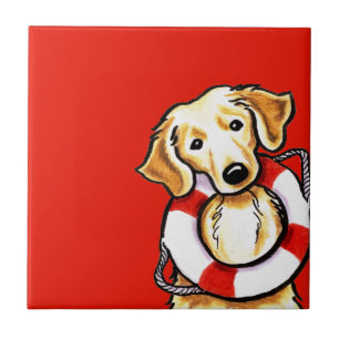 Carreau En Céramique Délivrance de golden retriever