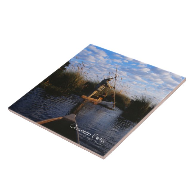 Carreau En Céramique Delta d'Okavango (Côté)