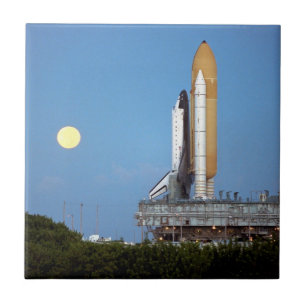 Carreau En Céramique Déploiement de la navette spatiale Atlantis STS-86