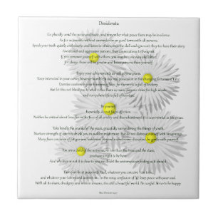 Carreau En Céramique Desiderata avec des marguerites