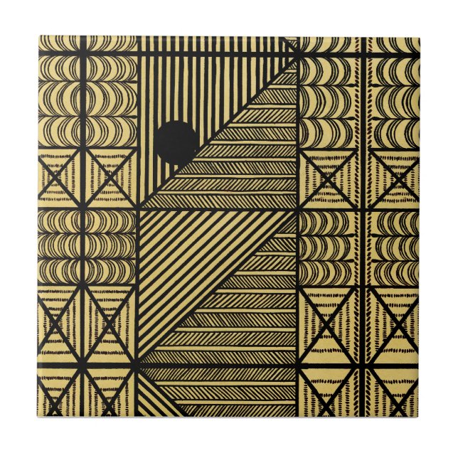 Carreau En Céramique Design africain #12 @ Stylnic (Devant)