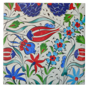 Carreau En Céramique Design floral turc