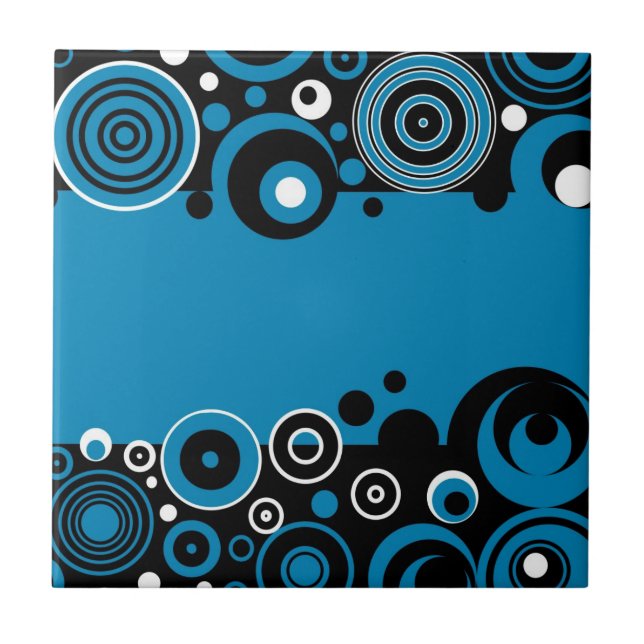 Carreau En Céramique Design rétro (Devant)