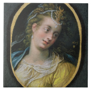 Carreau En Céramique Diana, 1615